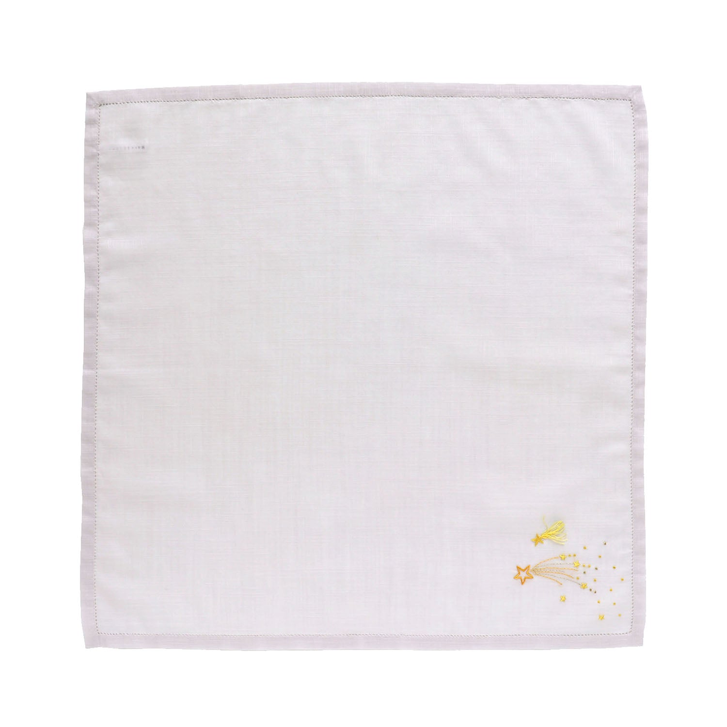 Vietnamese hand-embroidered handkerchief with shooting star