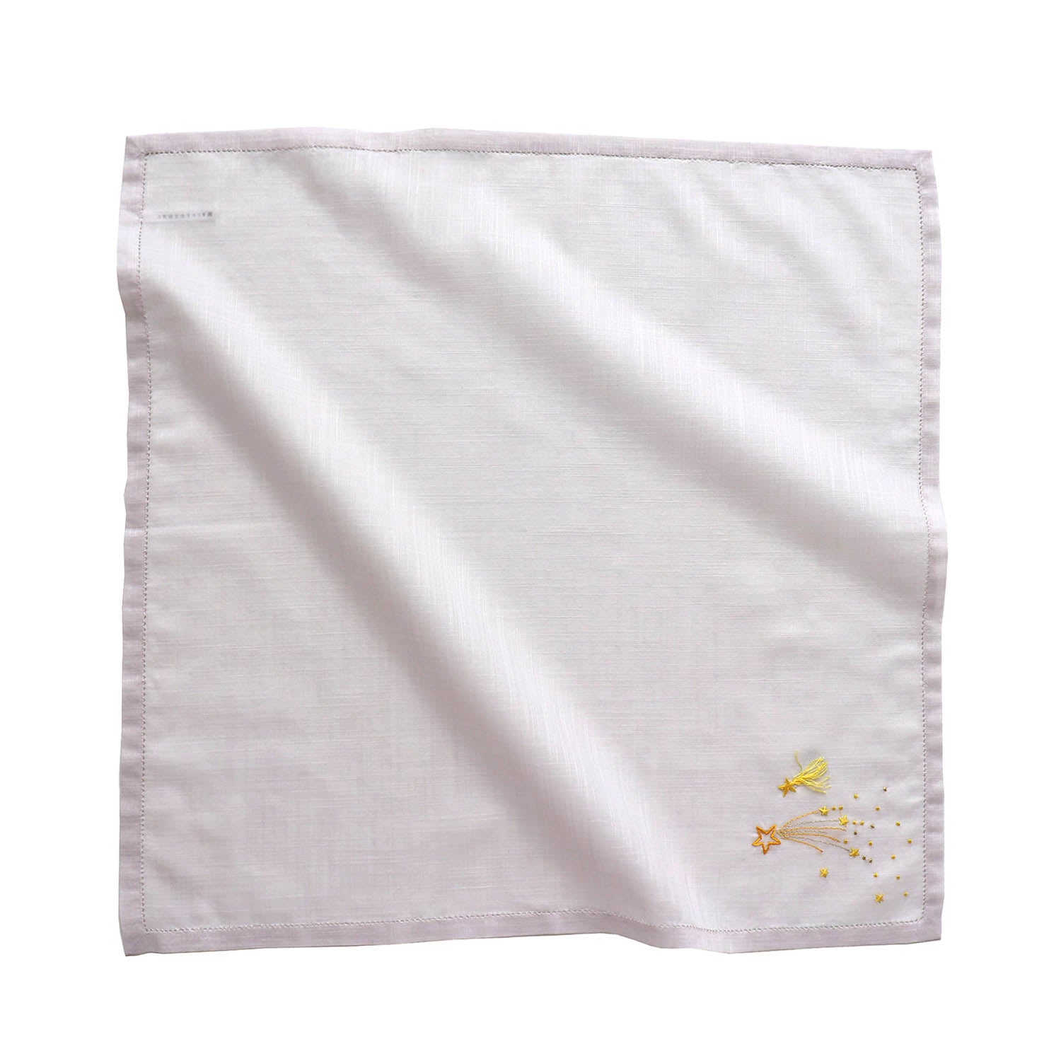 Vietnamese hand-embroidered handkerchief with shooting star