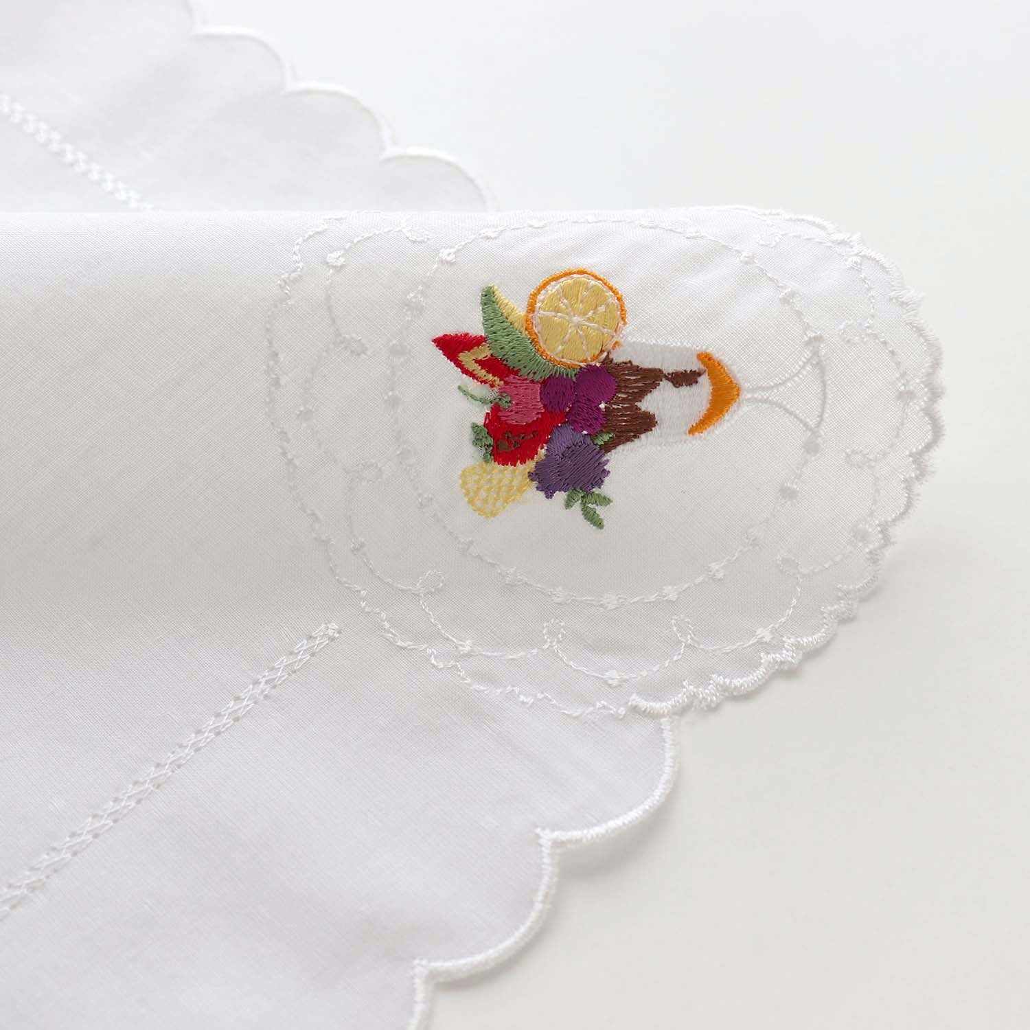 Sweets Embroidery Handkerchief Parfait