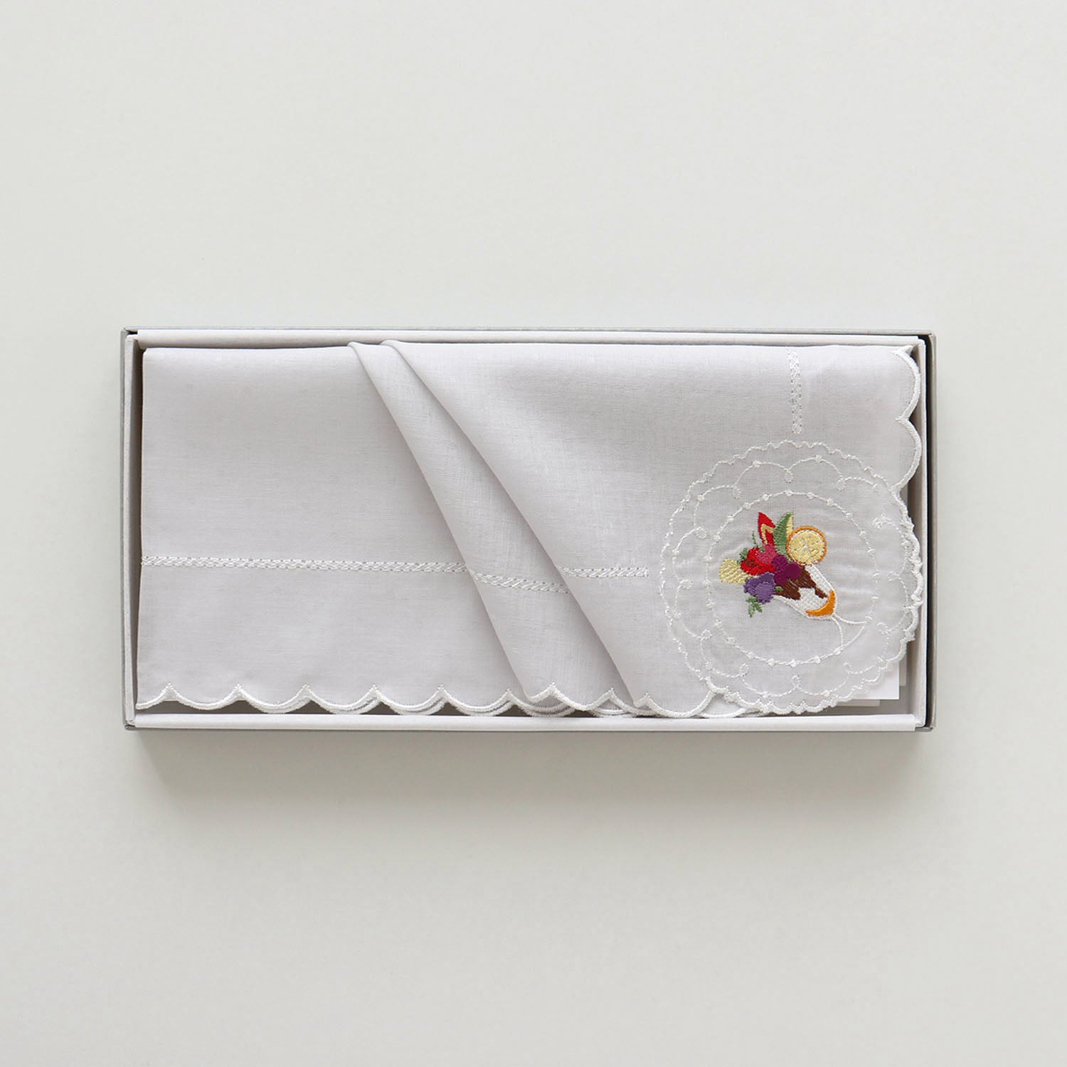 Sweets Embroidery Handkerchief Parfait