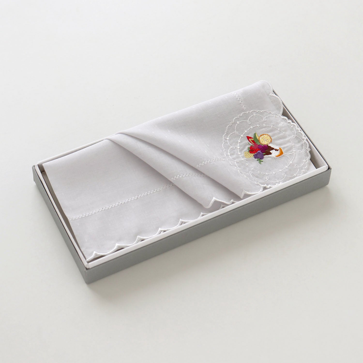 Sweets Embroidery Handkerchief Parfait