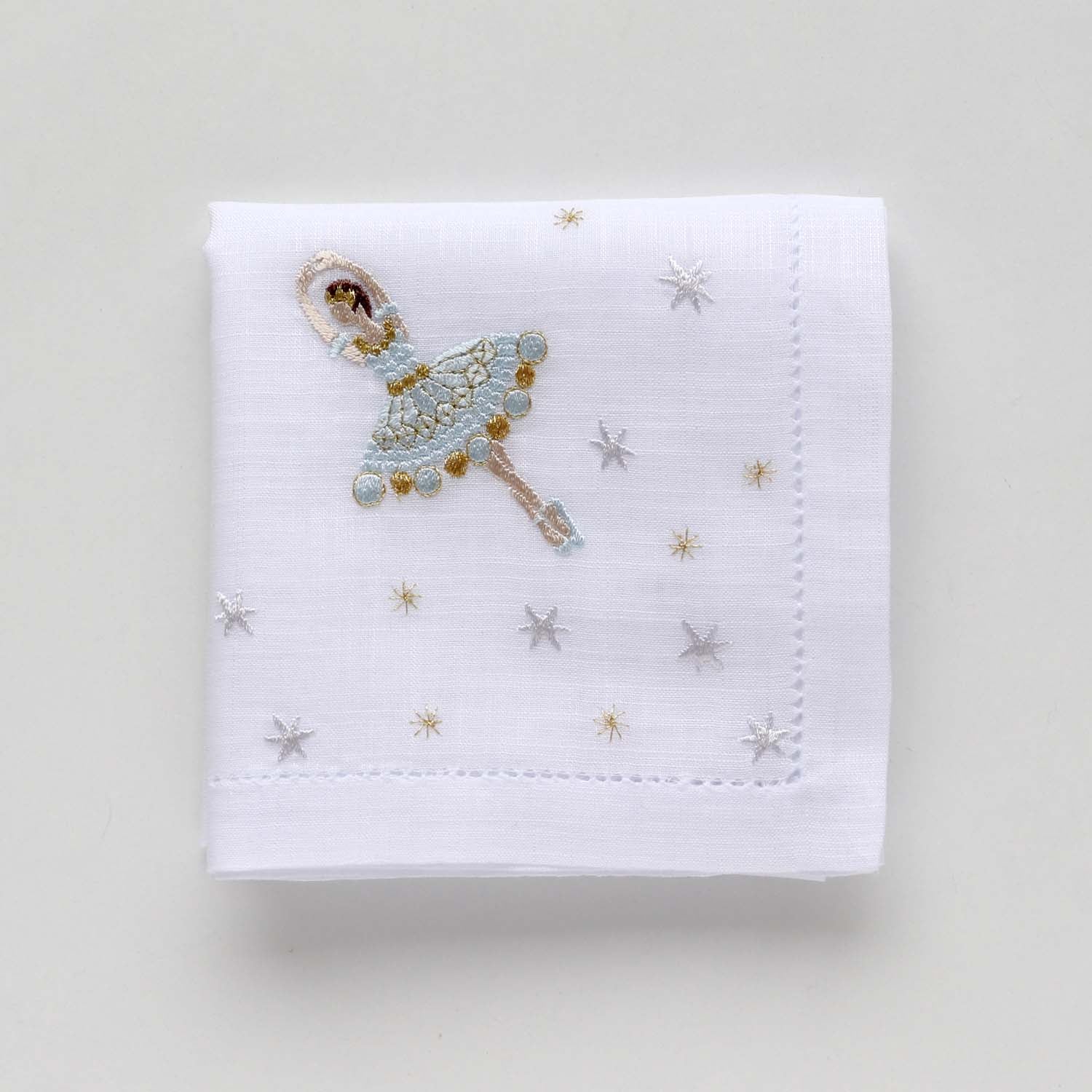 ベトナム手刺繍 ハンカチ Prima  Ballerina