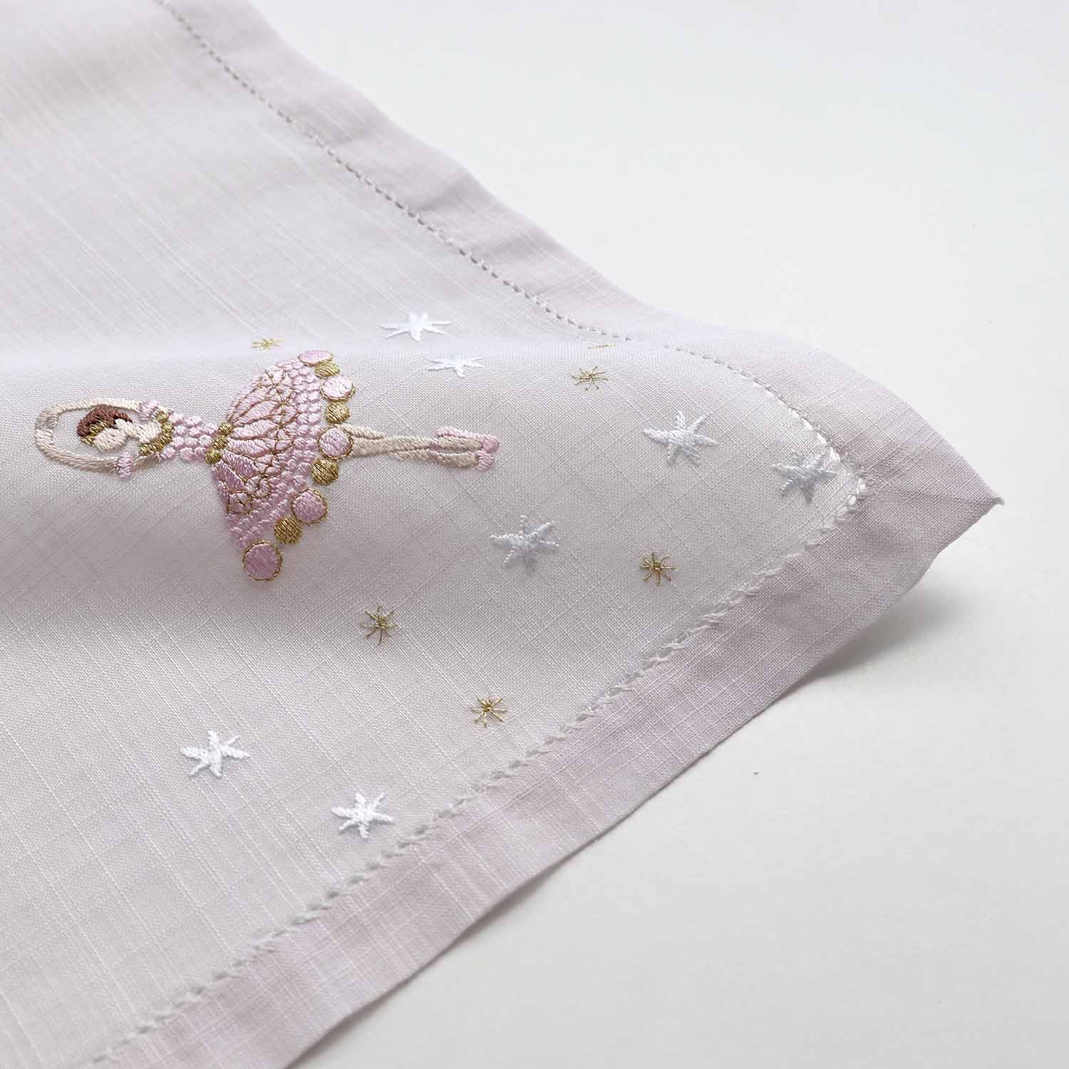 Vietnamese hand-embroidered handkerchief Prima Ballerina