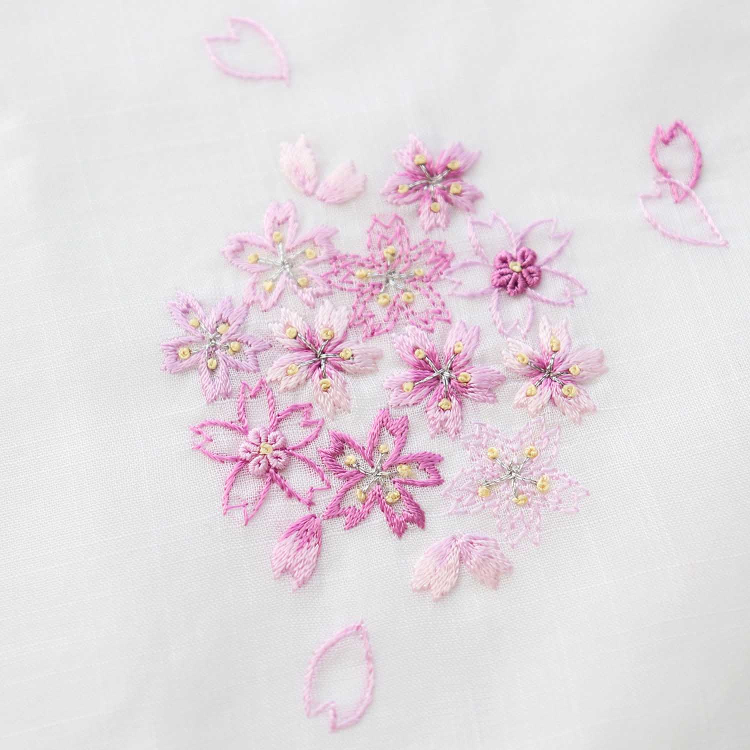 ベトナム手刺繍　桜くす玉