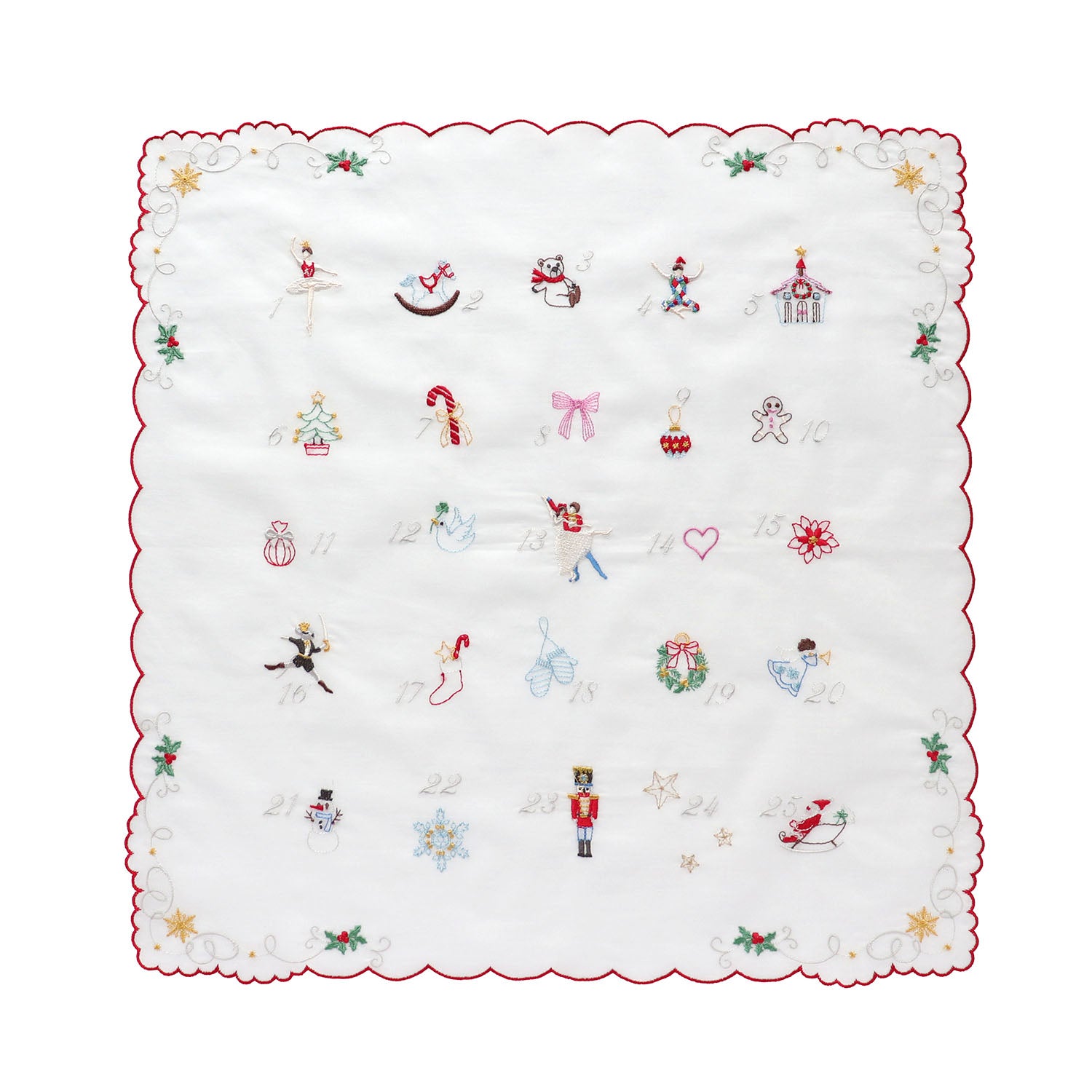 アドベントカレンダー エンブハンカチ