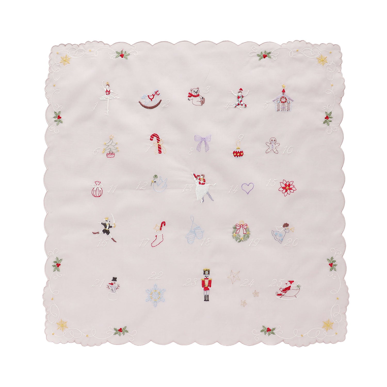 アドベントカレンダー エンブハンカチ