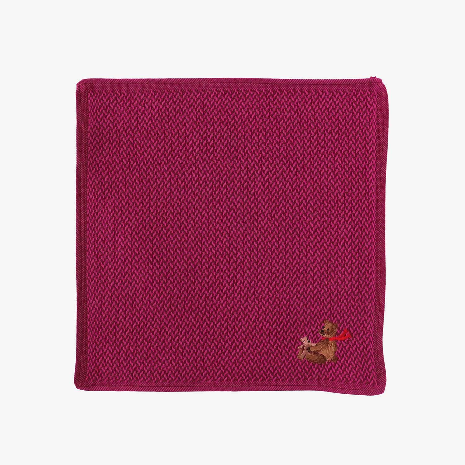 Holiday embroidery handkerchief [bear] mico Type A
