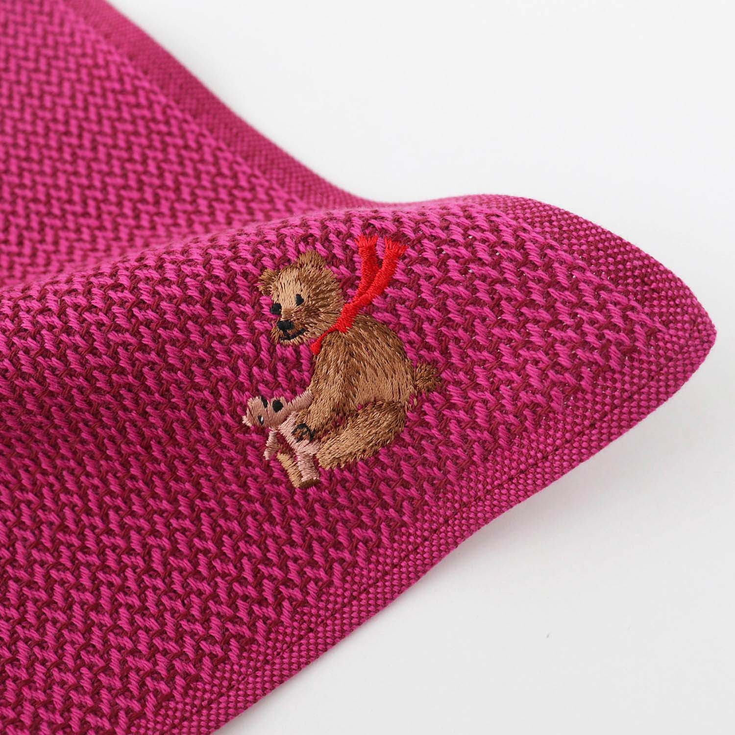 Holiday embroidery handkerchief [bear] mico Type A