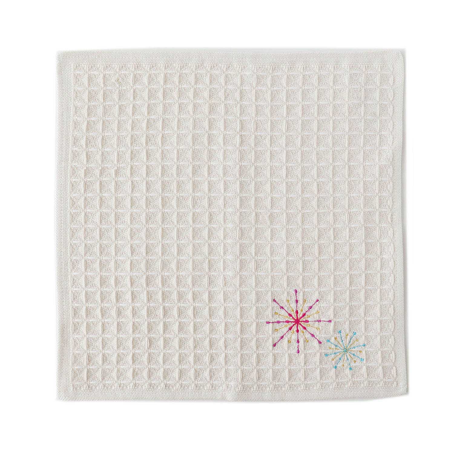花火刺繍 ハンカチ mico Type B
