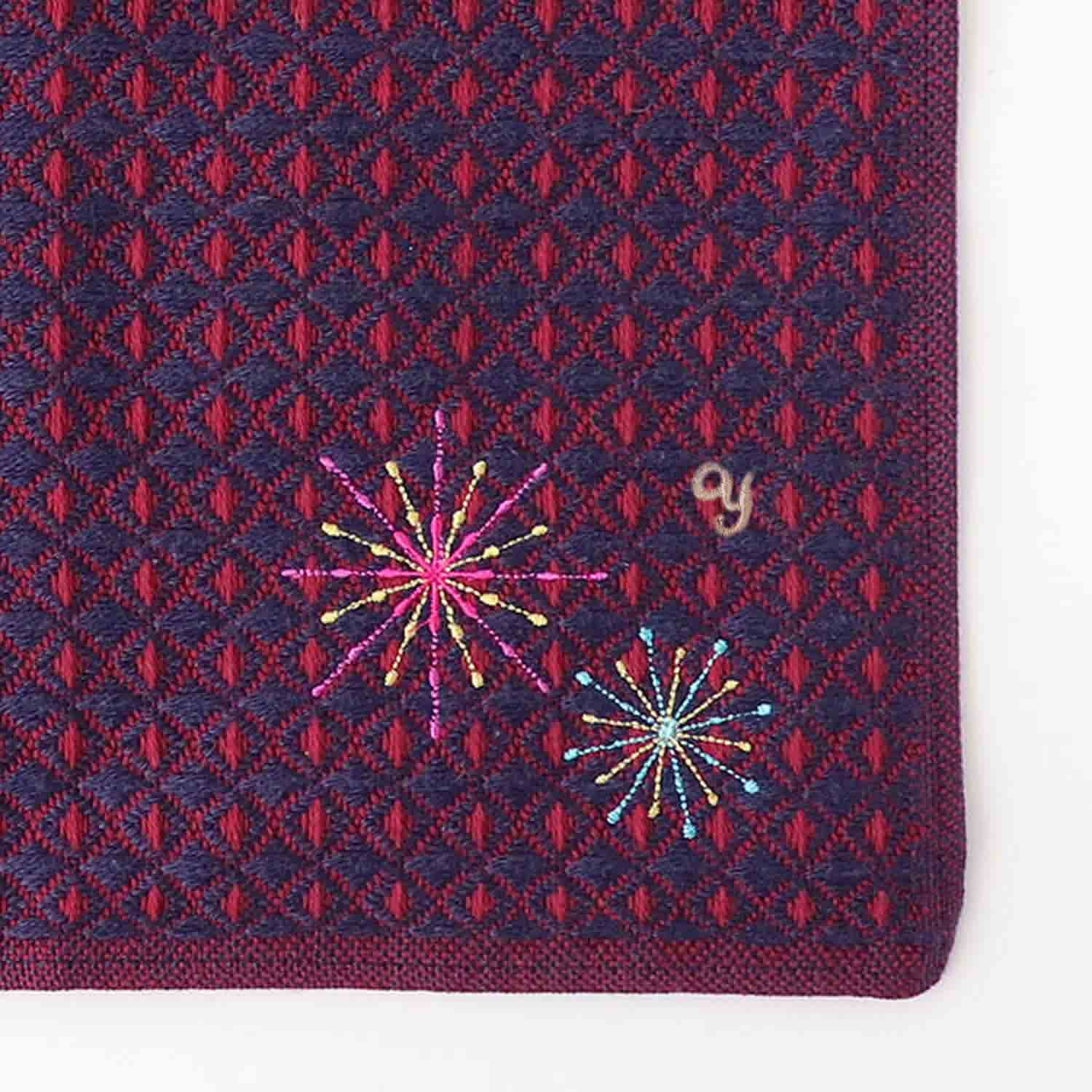 Fireworks embroidery handkerchief mico Type B