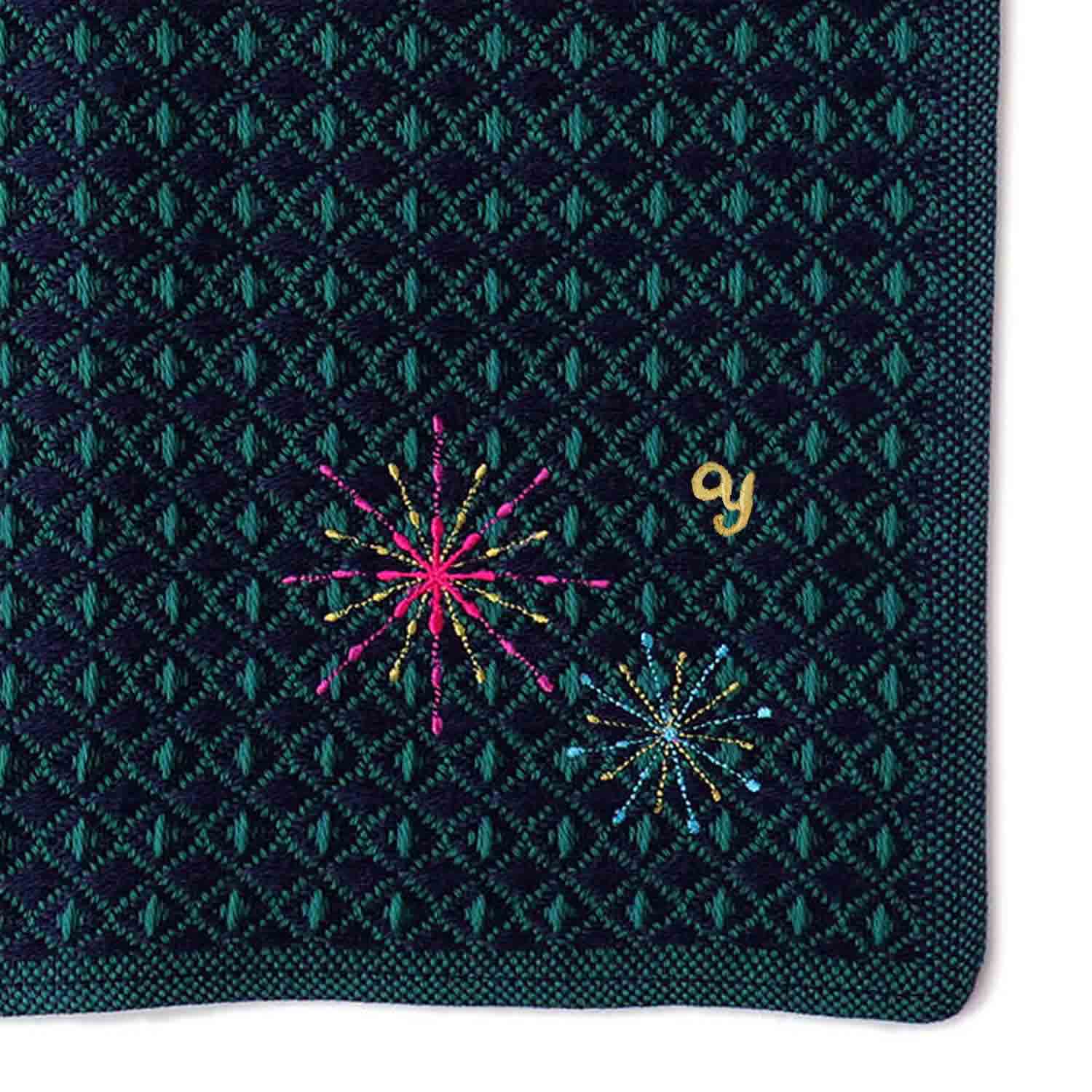 Fireworks embroidery handkerchief mico Type B