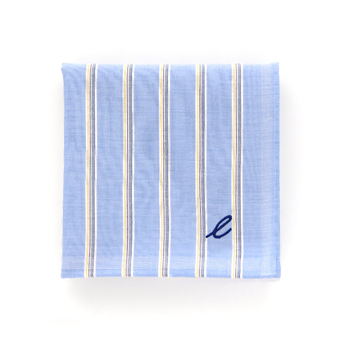 Online only: blue shirts with initials stripe a (yellow)