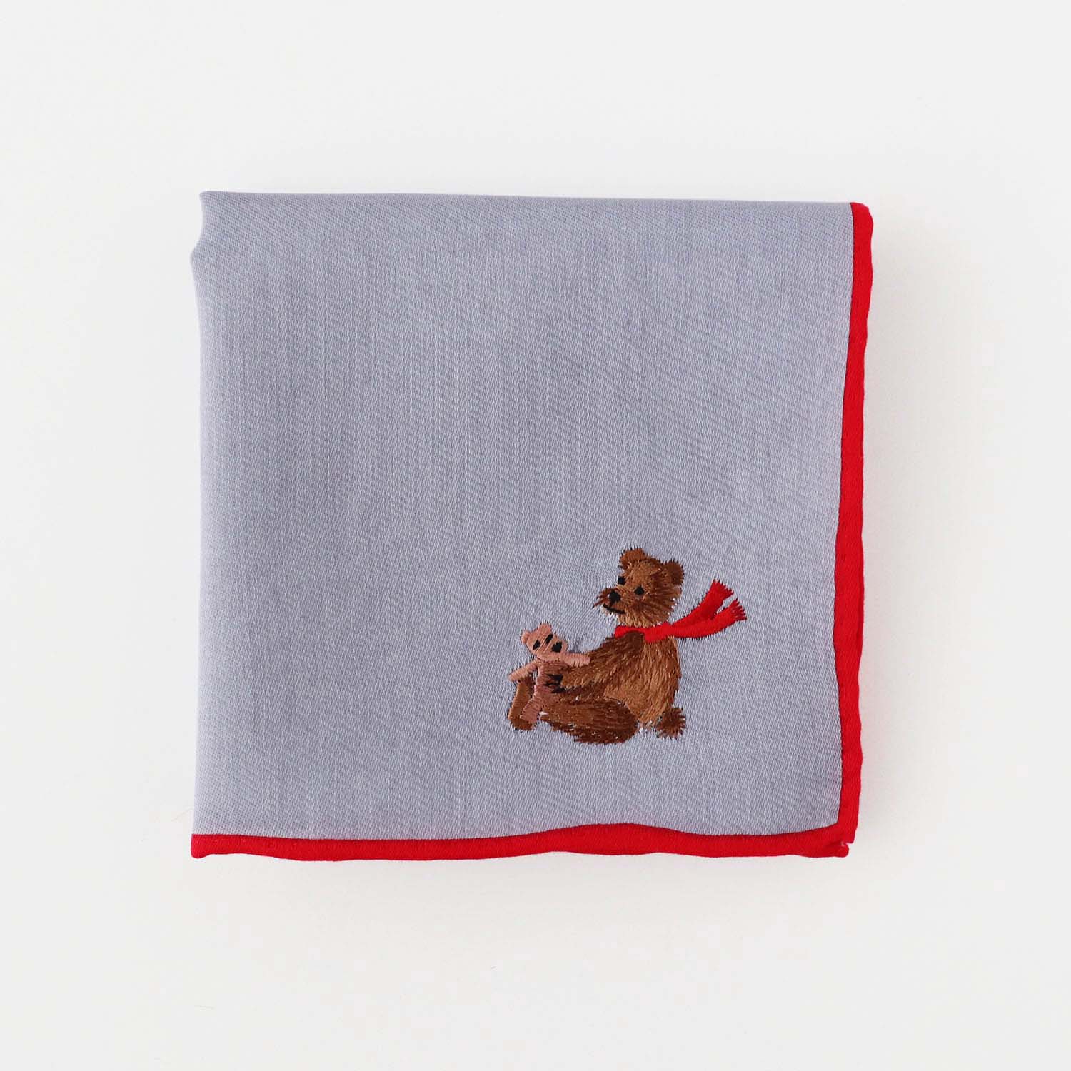 Holiday embroidery handkerchief [Bear] SIC108 color