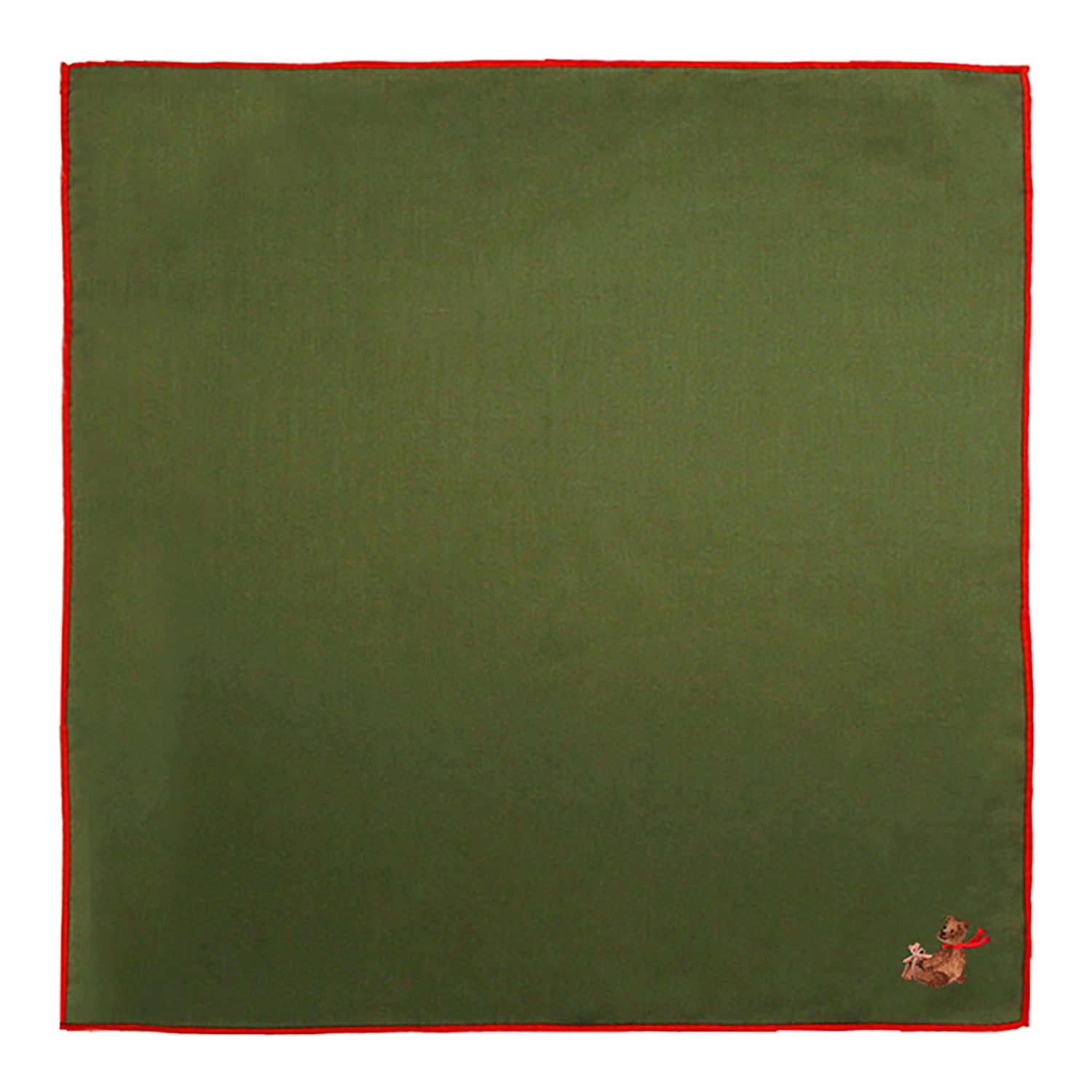 Holiday embroidery handkerchief [Bear] SIC108 color