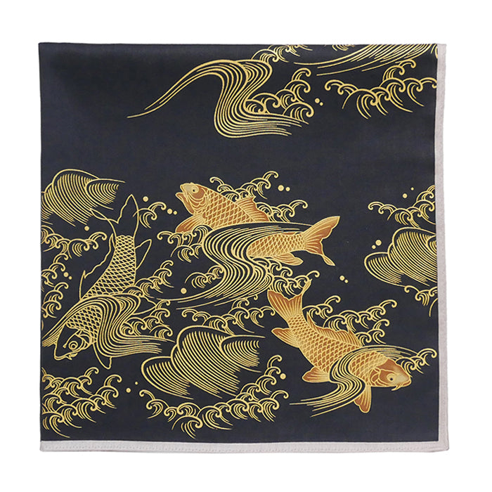 KAWARATHOEN Handkerchief -Carp - [Japanese Pattern