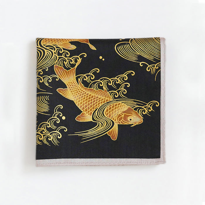 KAWARATHOEN Handkerchief -Carp - [Japanese Pattern