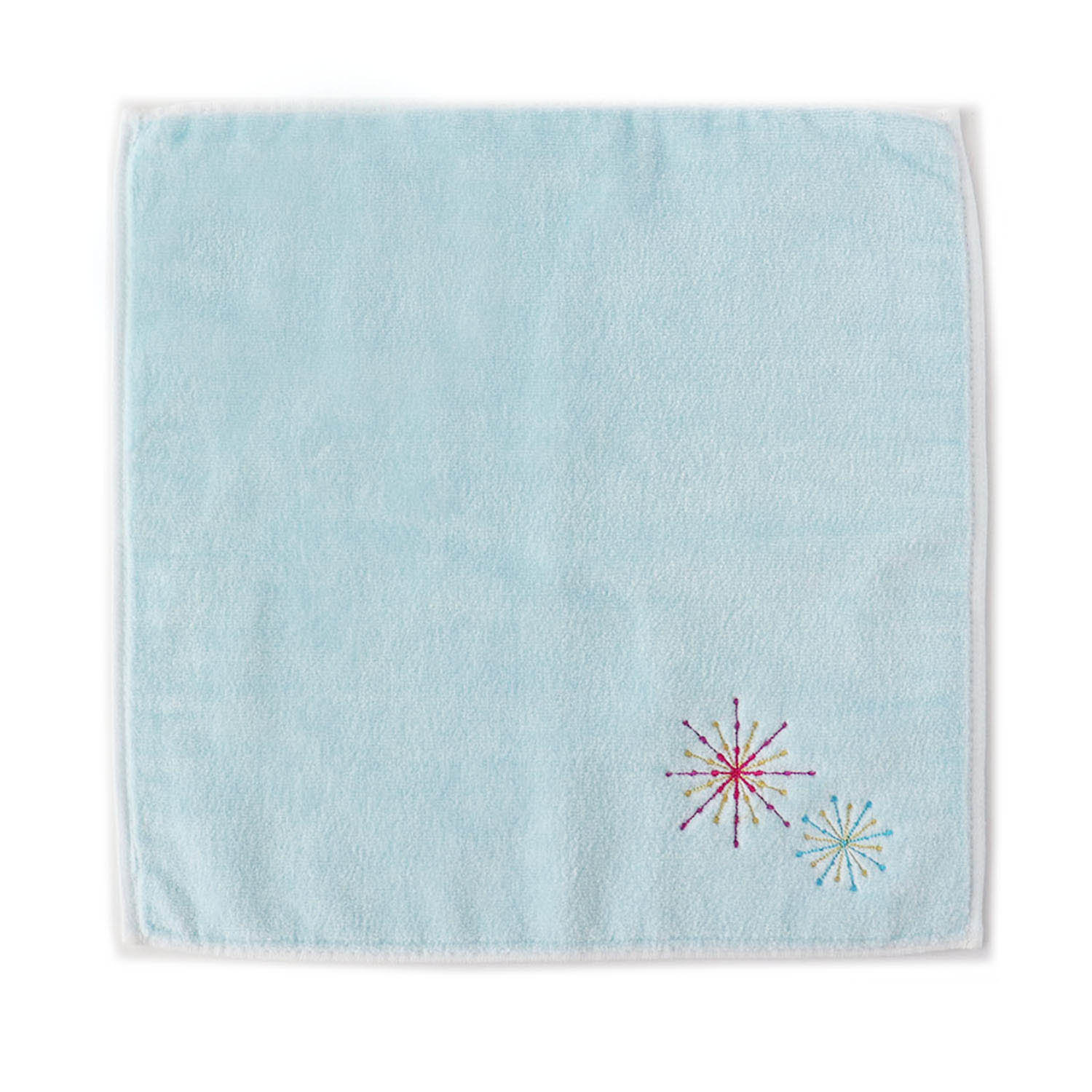 Fireworks embroidery handkerchief SIC color towel
