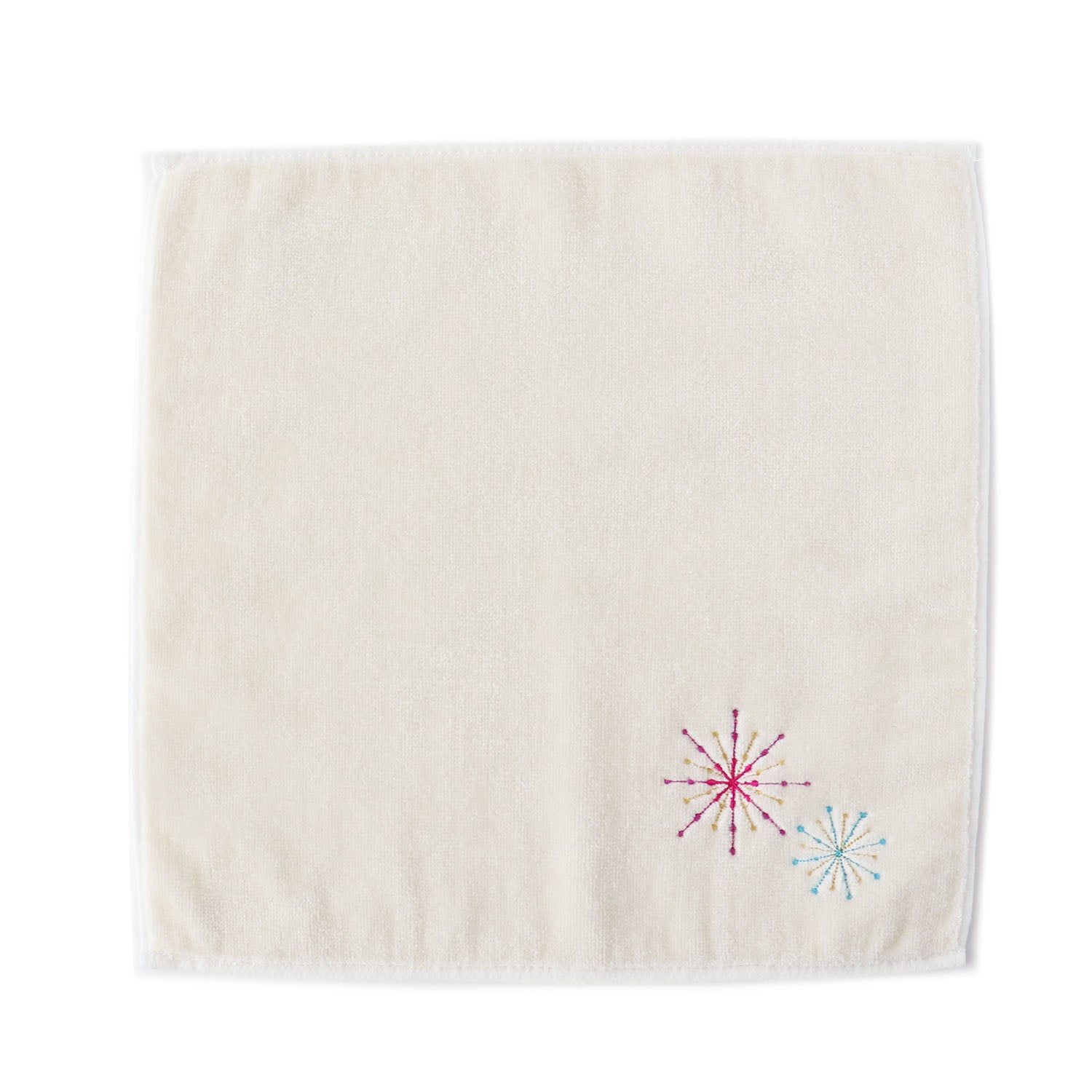 Fireworks embroidery handkerchief SIC color towel