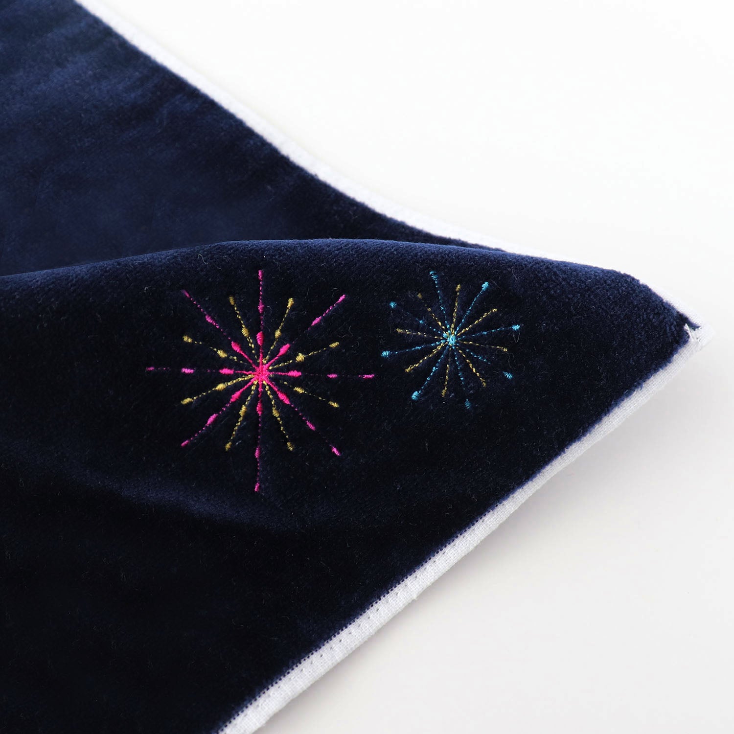 Fireworks embroidery handkerchief SIC color towel