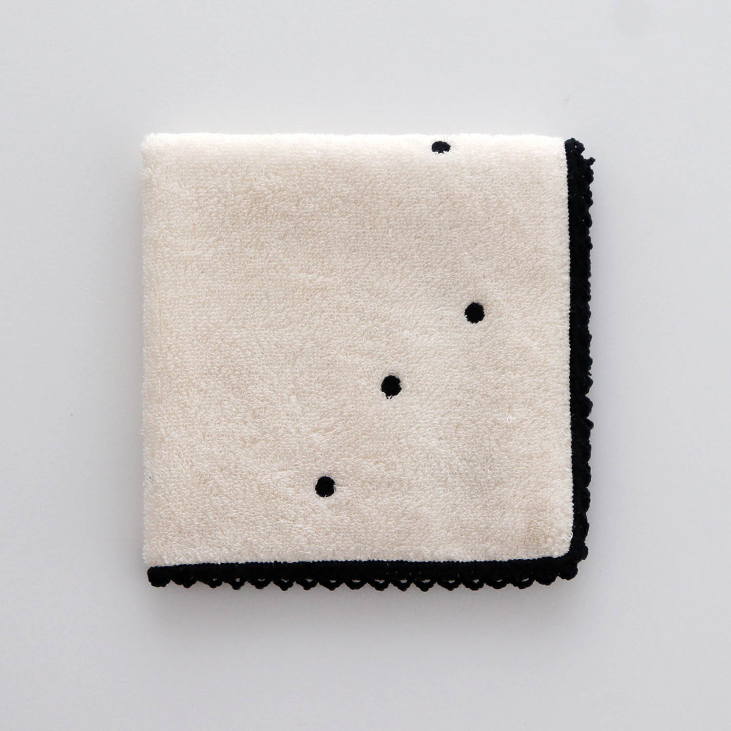 Organic Towel Handkerchief Dot