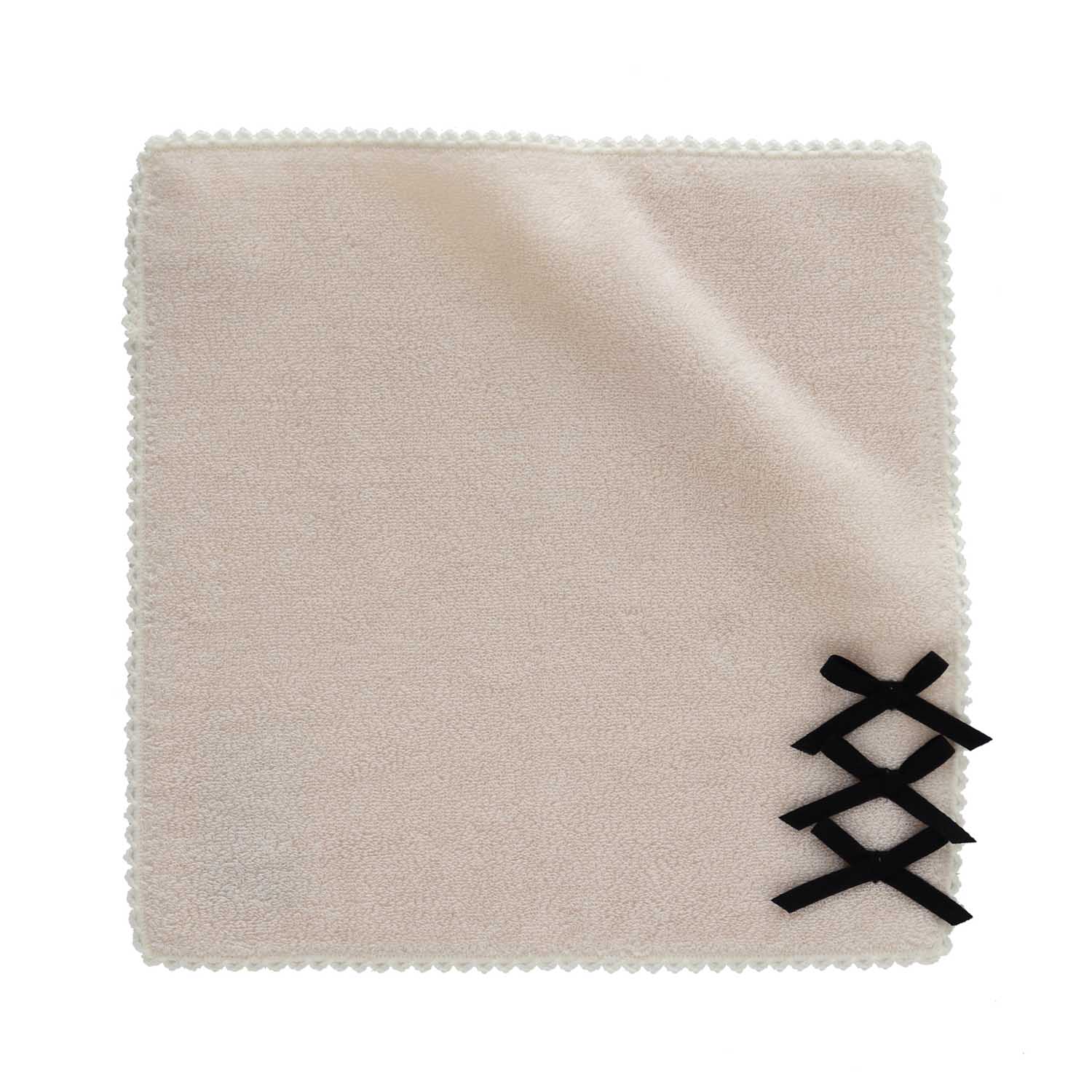 Organic Towel Handkerchief 3 ribbons