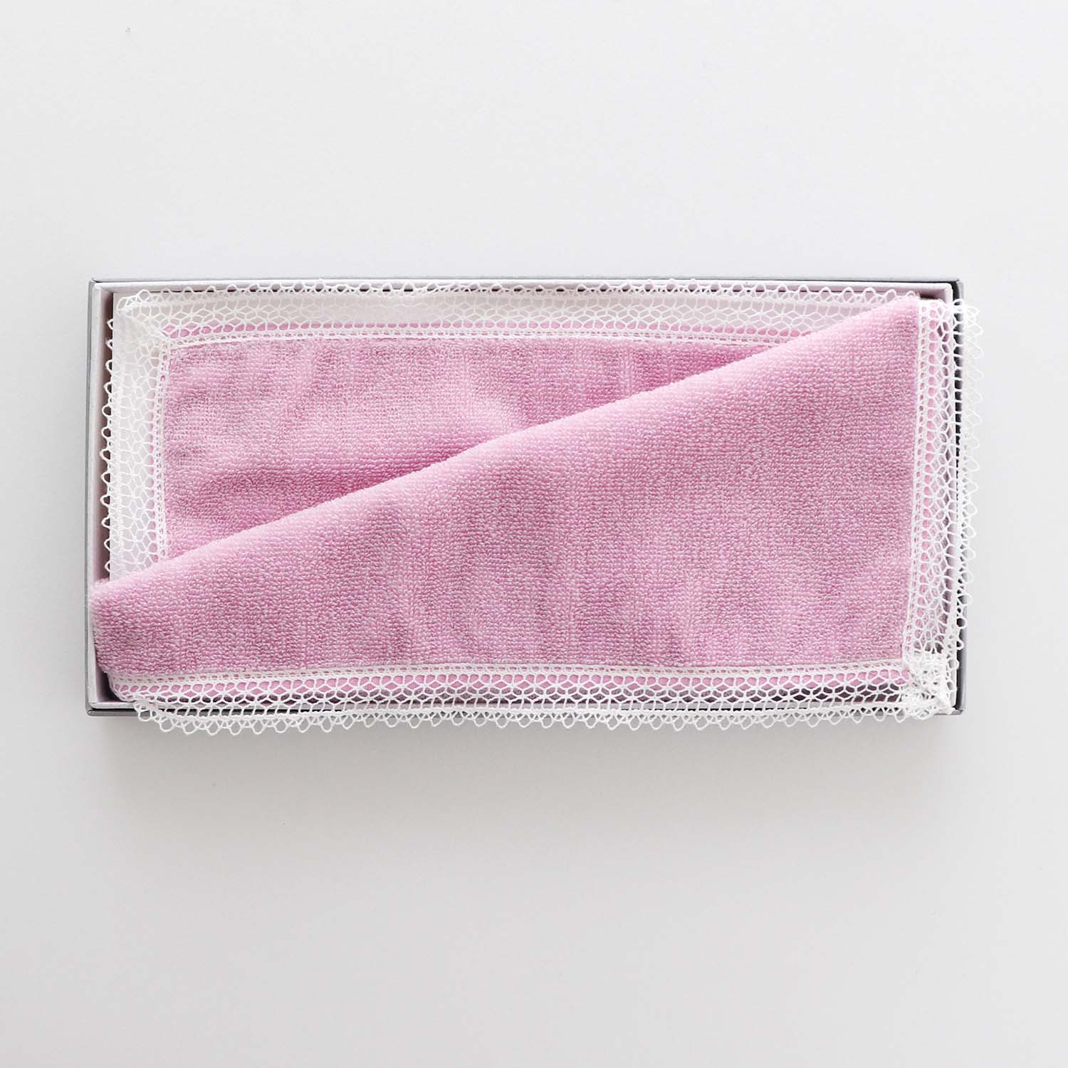 Duo Cotton Towel Lace Towel Handkerchief [Organic