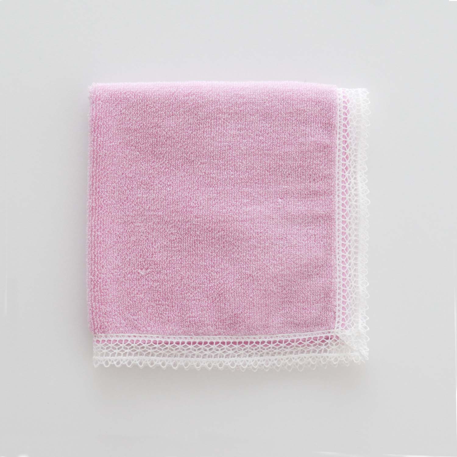 Duo Cotton Towel レース タオルハンカチ 【オーガニック】