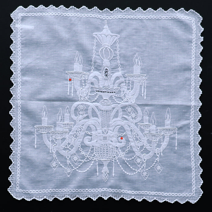 Shantou Hand Embroidery Handkerchief - 25-8102