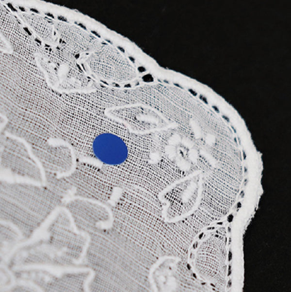 Shantou hand embroidered doron work handkerchief - SWATOW 2202