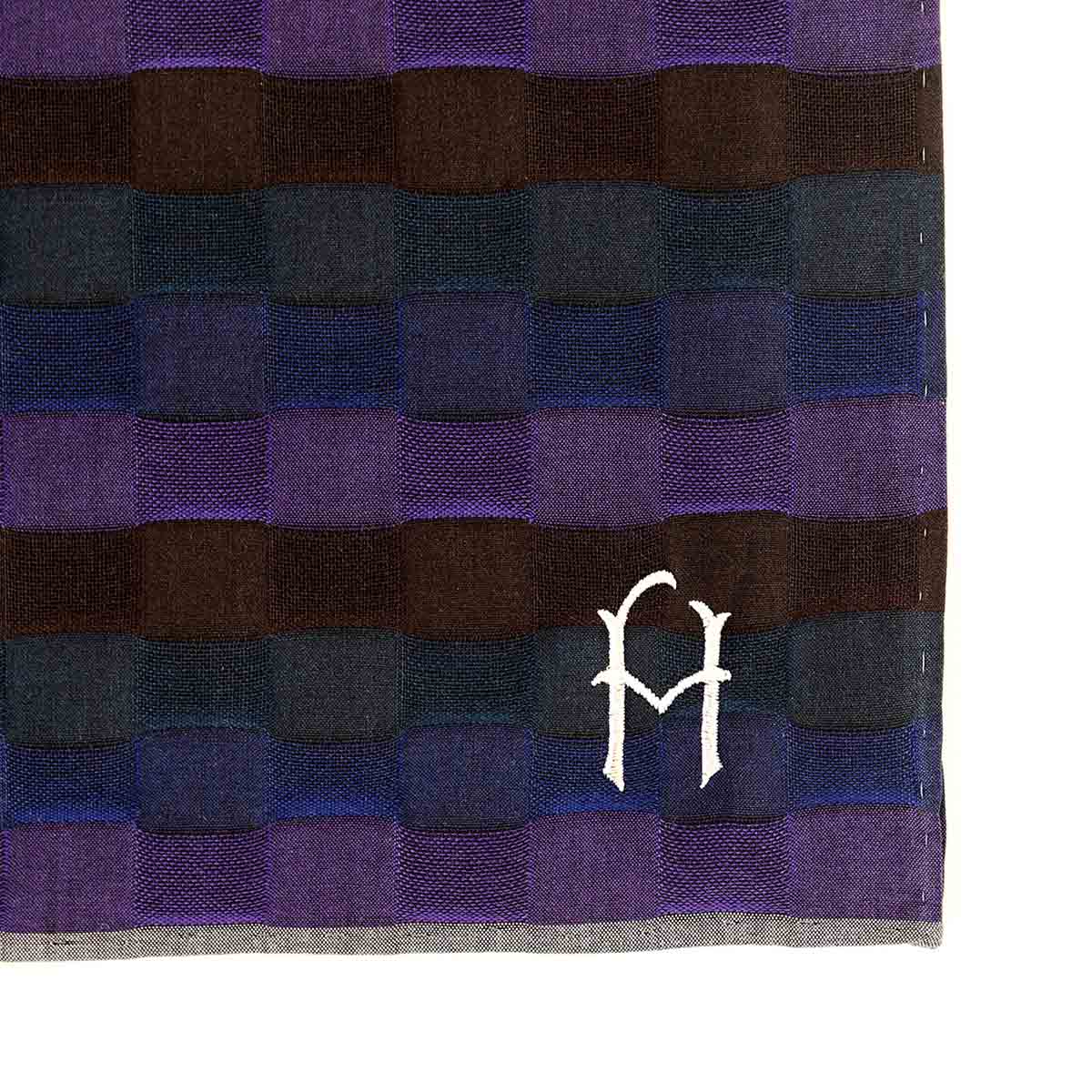 Raggic gradient with embroidered initials (Purple)