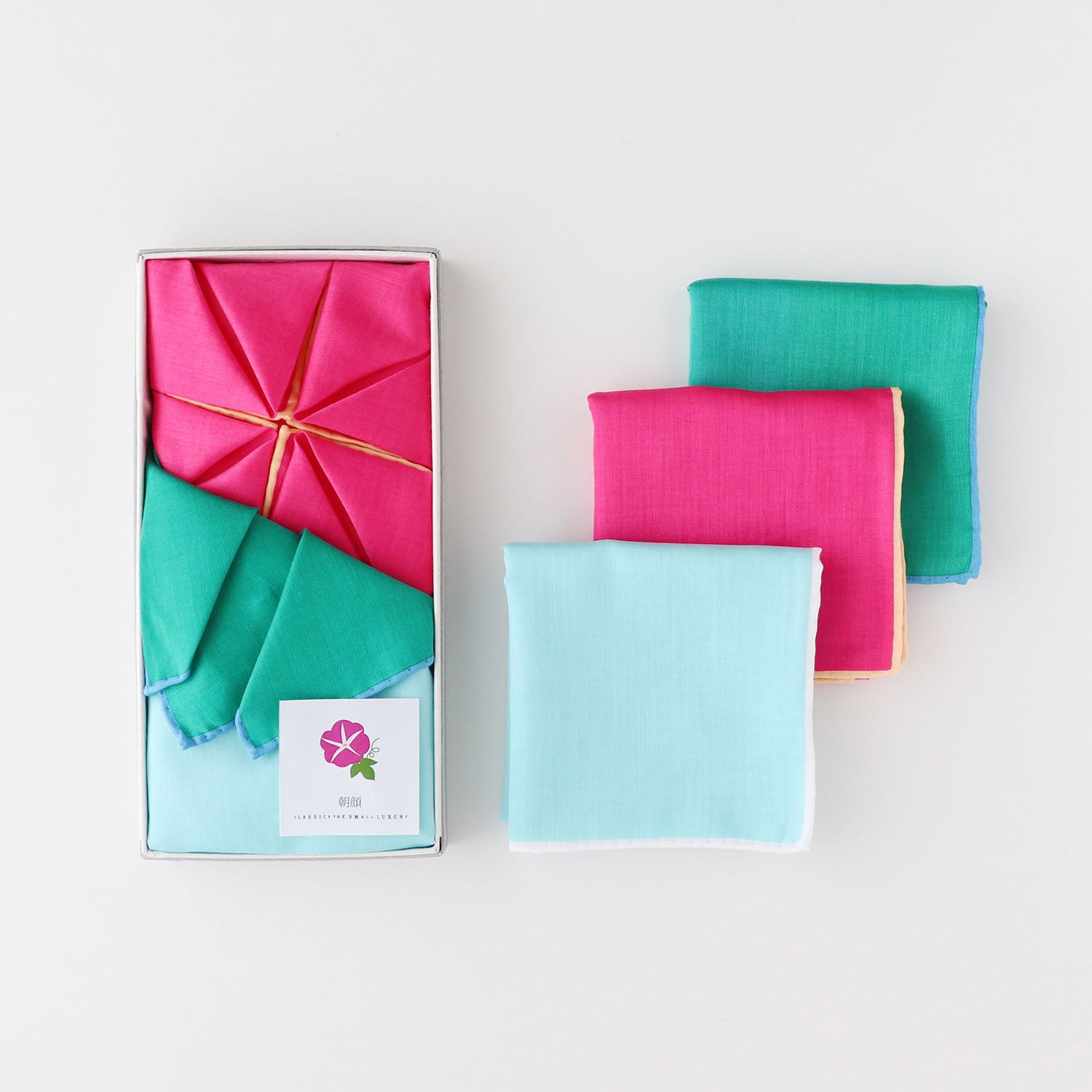 HANDKERCHIEF ORIGAMI ART Morning glory -Morning glory- [Limited time sale]