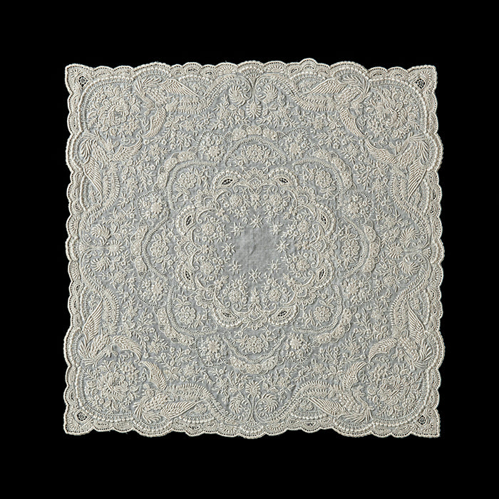Hand Embroidered Shantou Handkerchief - SWATOW [4781