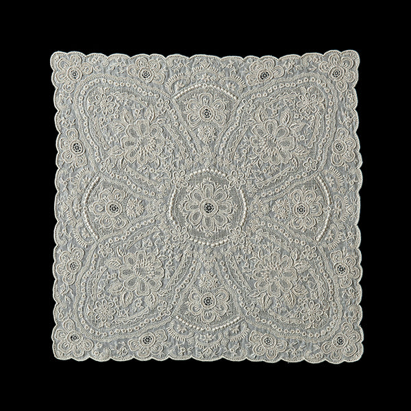 Hand Embroidered Shantou Handkerchief - SWATOW [5605