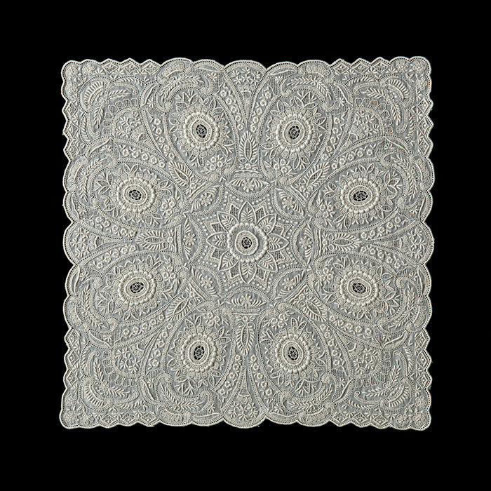 Hand Embroidered Shantou Handkerchief - SWATOW [5915