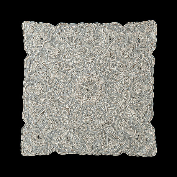 Hand Embroidered Shantou Handkerchief - SWATOW [7312