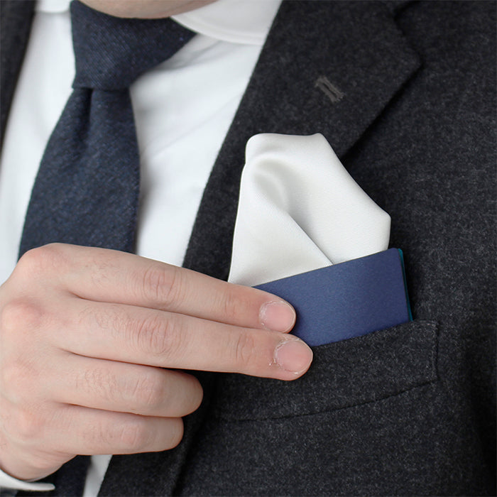 pocket square (decorative handkerchief holder)