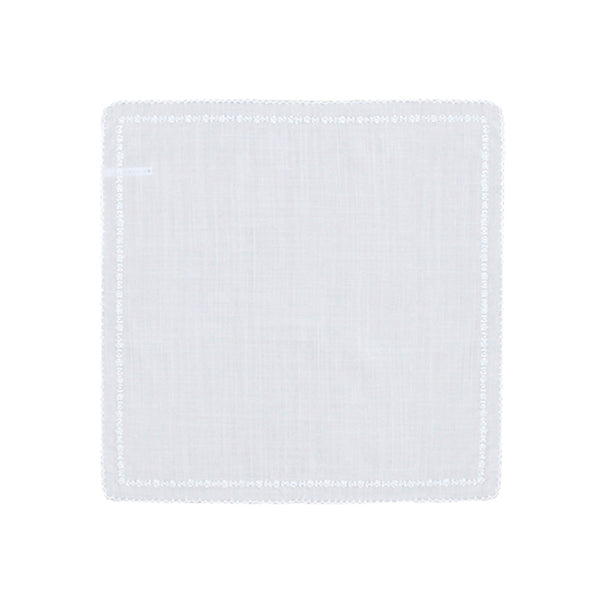 Vietnamese hand embroidery, double-sided small flowers (white)