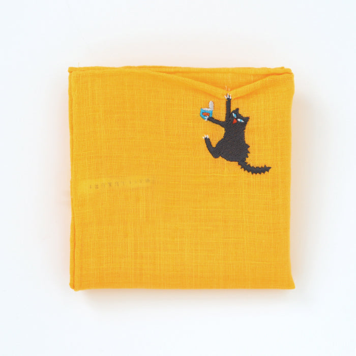 HIKKOMI Handkerchief Kancher Cat 20th Anniversary [Hiccup Series