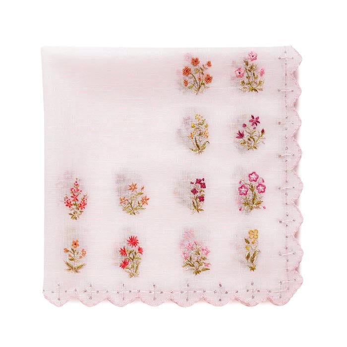 ベトナム手刺繍 Fiore Fiore（ピンク）