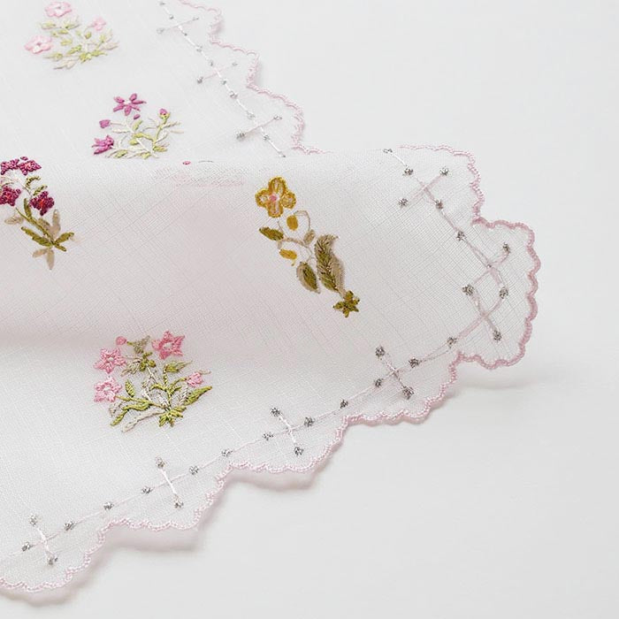 Vietnamese hand-embroidery Fiore Fiore (pink)