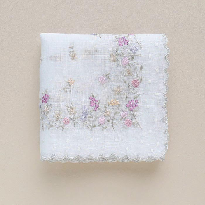 Vietnamese Hand Embroidery Flower Garden (Lavender)