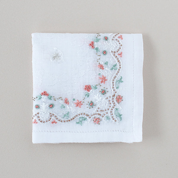 Vietnamese Hand Embroidery Oriental (White)
