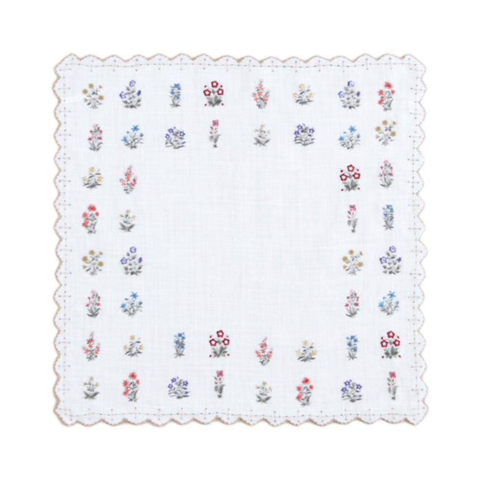 ベトナム手刺繍 Fiore Fiore（ホワイト）