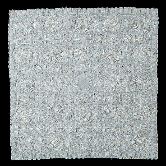 Hand Embroidered Shantou Handkerchief - SWATOW [0113