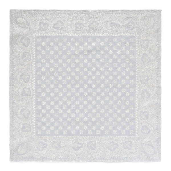 Indian Hand Embroidery [Oriental] (White)