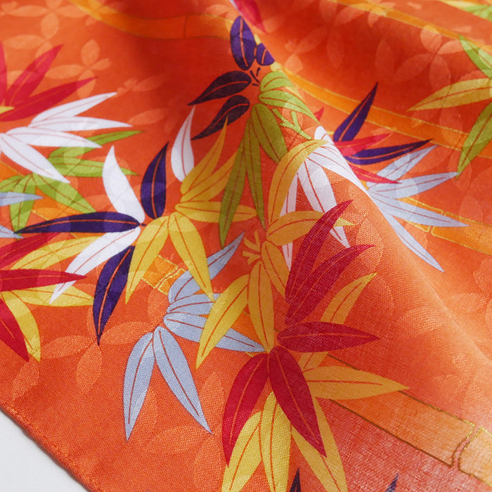 KAWARATHOEN Handkerchief -Bamboo- (Japanese Pattern)
