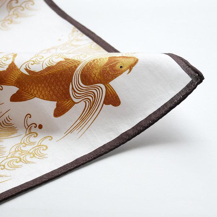 KAWARATHOEN Handkerchief -Carp - [Japanese Pattern