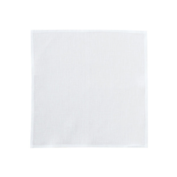 pocket square White Linen A