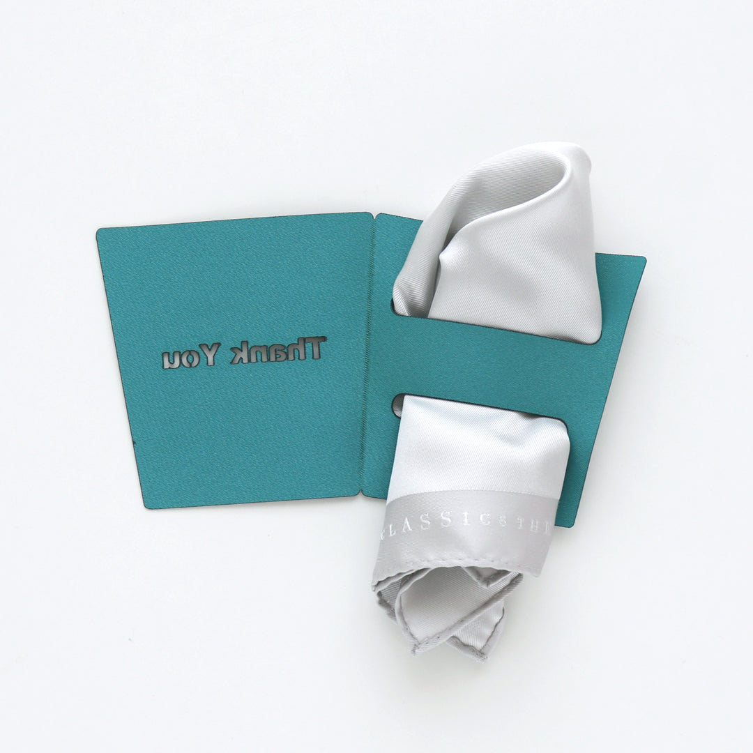 pocket square (decorative handkerchief holder)